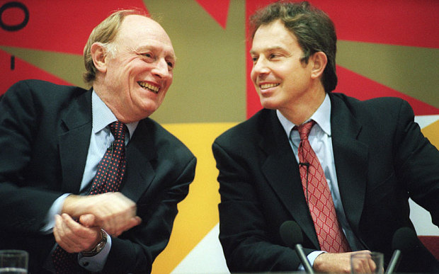 Partners in attack. Blair and Kinnock have led the right's fightback against Corbyn